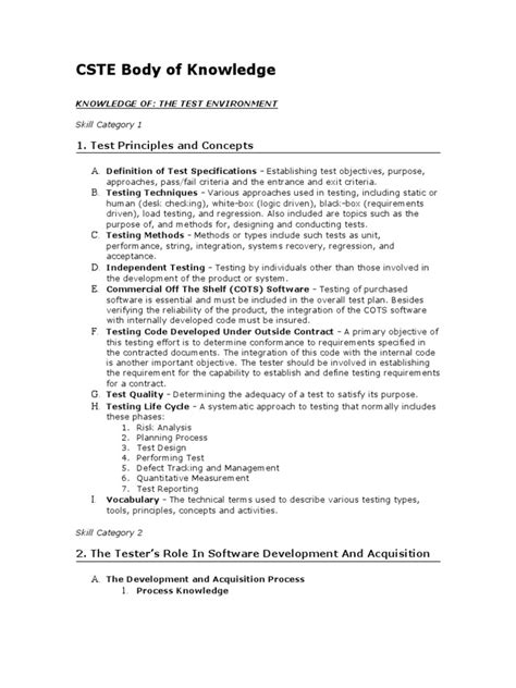 software testing body of knowledge for cste stbok hard copy|istqb foundation vs cste.